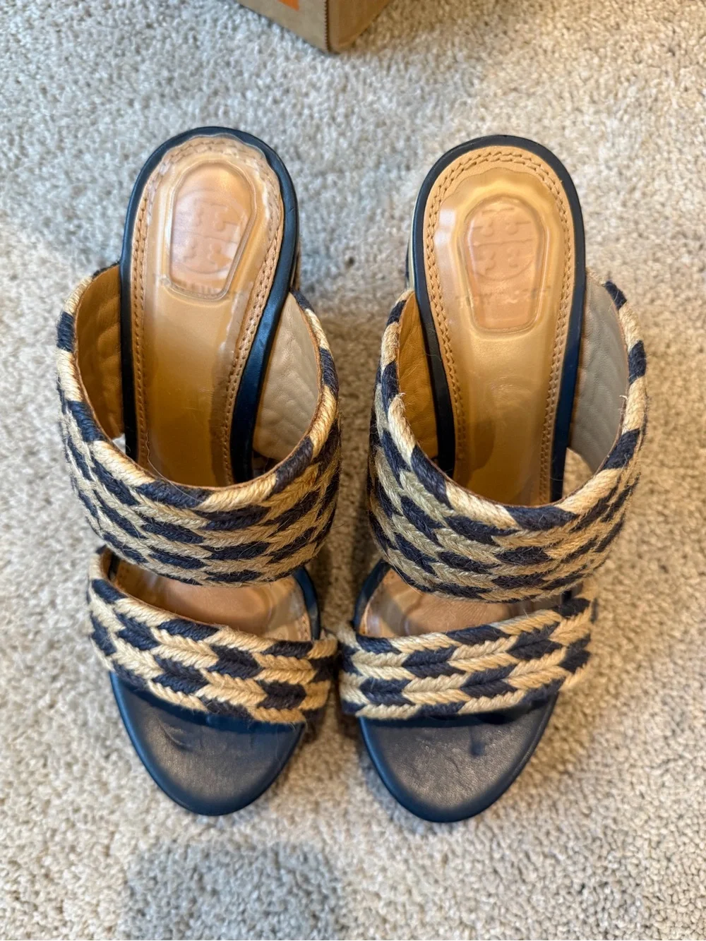 Tory Burch Lola Jute Woven Wedge Sandal